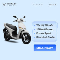 Xe máy điện VinFast Feliz S - Trắng ngọc trai