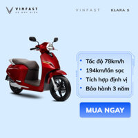 Xe máy điện VinFast Klara S 2022 - Đỏ tươi