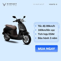 Xe máy điện VinFast Vento S - Đen Bóng