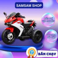 Xe Máy Điện, Xe Moto Điện 3 Bánh Cho Bé Model R3- Thiết Kế Sang Trọng, Tự Lái, Nhạc, Đèn LED 7 Màu