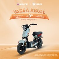 Xe máy điện YADEA XBULL học sinh nhỏ gọn 75Km một lần sạc, xe có cốp rộng rãi thoải mái