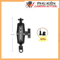 Xe Máy Giá Đỡ Xe Đạp Tay Cầm Gương Gắn Chân Đế Cho GoPro 12 11 10 Insta360 Ace Pro X3 DJI Action 4 3 Thể Thao Camera