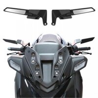 Xe Máy Gương Bên Khí Động Học Mở Rộng Góc Nhìn Gương Chiếu Hậu Cánh 2 Chiếc Liền Mạch Phù Hợp Với Hợp Kim Nhôm Cho M8 M10
