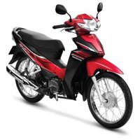 Xe Máy Honda Blade 110 - Phiên bản Tiêu chuẩn Phanh cơ, vành nan hoa - Đỏ Đen