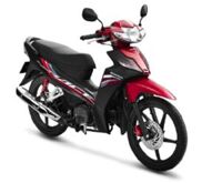 Xe máy Honda Blade 2021 - Phiên bản thể thao Phanh đĩa Vành Đúc - Đen Đỏ Xám