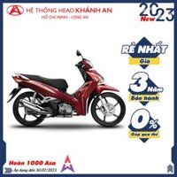 Xe Máy Honda Future 125 2022 -Phiên bản Cao cấp Phanh đĩa - vành đúc - Đỏ Đen