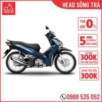 Xe Máy Honda Future 125cc- Phiên bản Tiêu chuẩn - Phanh Đĩa Vanh Nan Hoa - Xanh Đen