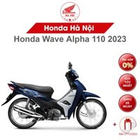 Xe máy Honda Wave Alpha 110cc - Xanh Bạc