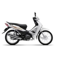 Xe Máy Honda Wave Alpha 110cc - Trắng Đen Bạc