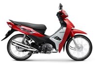 XE MÁY HONDA WAVE ALPHA - Đen mờ - đỏ bạc