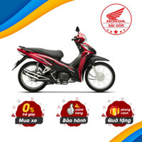 Xe Máy Honda Wave RSX FI 110 - 2023 - Phanh Cơ - Vành Nan  - Đỏ Đen