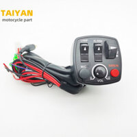 Xe Máy Kết Hợp Tay Cầm Công Tắc Phía Trước Đèn Cảnh Sát Phía Trước Sừng Micro Phía Sau Cực Đèn Cảnh Sát Công Tắc Chính