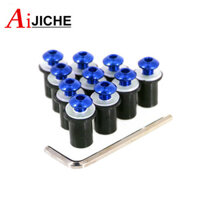 Xe Máy Kính Chắn Gió Bu Lông Vít Đai Ốc Dây Bộ M5 5mm 10 Chiếc Dành Cho Xe YAMAHA NVX AEROX 155 NMAX 155 NMAX155 XMAX 125 250 300 400