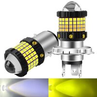 Xe máy led 360°Bóng đèn pha h4 h6 ba20d 60smd 3030&amp;Ống kính máy chiếu 3570 csp đèn pha xe máy chùm sáng cao / thấp màu trắng vàng 12v °
