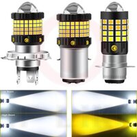 Xe máy led 360°Bóng đèn pha h4 h6 ba20d 60smd 3030&amp;Ống kính máy chiếu 3570 csp đèn pha xe máy chùm sáng cao / thấp màu trắng vàng 12v °