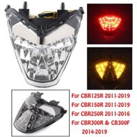 Xe Máy LED Phía Sau Đuôi Đèn Tín Hiệu Tích Hợp Đèn Hậu Phanh Phụ Kiện Cho Xe Honda CBR125R CBR150R CBR250R CBR300R CB300F CBR 125 150 250 300 R 2014 2015 2016-2019