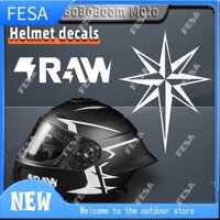 Xe Máy Mũ Bảo Hiểm Miếng Dán Vinyl RAW Decal Phụ Kiện Trang Trí Chống Thấm Nước Cho Aprilia Ducati Honda BMW KTM Yamaha Dán