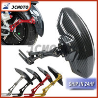 Xe Máy Phía Sau Fender CNC Nhôm Moto Phía Sau Chắn Bùn Xe Máy Sợi Carbon In Nhựa Chắn Bùn Cho Xe HONDA YAMAHA SUSUKIHot bán