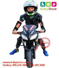 Xe máy ruồi Yamaha R15 trẻ em chạy xăng 50cc (Vận tốc 70km/h tải trọng tới 100kg)