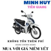 Xe Máy Sirius Fi 2023 - Phiên bản Phanh cơ - Trắng Xanh