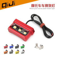 Xe Máy Sửa Đổi Phụ Kiện Chắn Bùn Phía Sau Đuôi Đèn LED Biển Đuôi Nhỏ Ánh Sáng Hợp Kim Nhôm Máy Bay Biển Số Xe Máy Khung Ánh Sáng