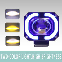 Xe Máy Sương Mù Đèn Pha Ô Tô Địa Hình Xe Tải Mắt Thiên Thần Đèn LED Di Động Đèn Lái Xe Ô Tô Thuyền Đèn