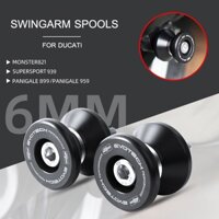 Xe máy swingarm spool sliders swing arm spools m6 cho ducati monster 821 monster 950 supersport 939 panigale 899/959