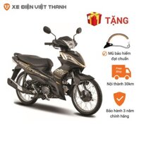 Xe Máy SYM GALAXY 50CC - vành nan hoa - Đen vàng