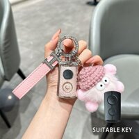 Xe Máy Từ Xa Chìa Khóa Vỏ Fob Vỏ Bảo Vệ Chìa Khóa Cho Xe Yamaha NVX NVX155 XMAX300 QBIX AEROX JAUNS 2018 2019 K2Y3