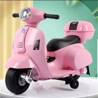 Xe máy vespa cho bé Xe máy điện trẻ em sử dụng chân ga BABYHOPE