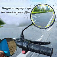 Xe Máy Xe Đạp Đài Loan Chuông Gương Chiếu Hậu Chống Nước Chống Mưa Phim HD Xe Máy Gương Chiếu Hậu Kính Chắn Gió Thanh Ngắn