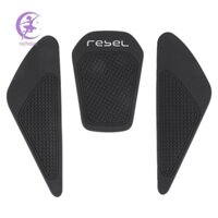 Xe Máy Xe Tăng Cao Su Miếng Dán Bảo Vệ Vỏ Đầu Gối Xe Tăng Miếng Lót Cho REBEL500 REBEL300 REBEL 500 CM500 CM300