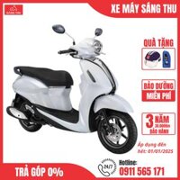 Xe Máy Yamaha Grande Blue Core Hybrid Phiên Bản Tiêu Chuẩn Hoàn Toàn Mới - Trắng Đen