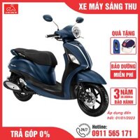 Xe Máy Yamaha Grande Blue Core Phiên Bản Cao Cấp - Xanh Xám