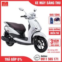 Xe Máy Yamaha Latte Phiên Bản Tiêu Chuẩn - Trắng Đen