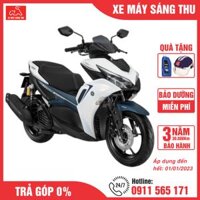 Xe Máy Yamaha NVX Thế Hệ II Màu Mới - TRẮNG XANH