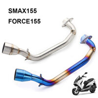 Xe máy YAMAHA SMAX155 FORCE155 Ống xả khuỷu tay Ống liên kết phía trước Kết nối ống xả 51mm