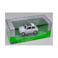 Xe mô hình 1:18 Welly Fiat 500 Nuova 1957 màu trắng