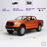 Xe mô hình bán tải Ford Ranger 2019 tỉ lệ 1:27 hãng Maisto Tặng kèm bộ biển số