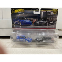 Xe mô hình bánh cao su Hotwheels 1:64 PREMIUM - PACK 2 - '94 Nissan Primera + Nissan R390 GT1