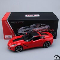 Xe mô hình Chevrolet Corvette Stingray Z51 Red 1:18 Maisto Exclusive