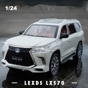 Xe mô hình CheZhi Lexus LX570 Trắng 1:24