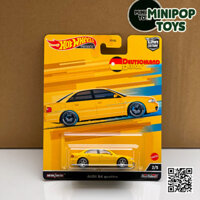 Xe mô hình chính hãng Hot Wheels Premium Deutschland Design Series - AUDI S4 QUATTRO - Minipoptoys