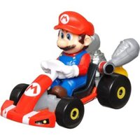 Xe mô hình chính hãng Hot Wheels The Super Mario Bros Movie Mario LOOSE