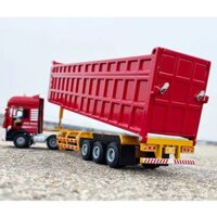 Xe mô hình đầu kéo mooc bên hợp kim 1:50