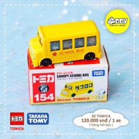 Xe mô hình Disney Tomica Schoolbus Snoopy