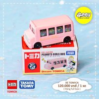 Xe mô hình Disney Tomica Schoolbus - Hồng