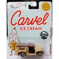 Xe mô hình đồ chơi bánh cao su Hotwheels 1:64 PREMIUM - CARVEL ICE CREAM - Custom '52 Chevy