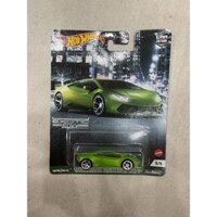 Xe mô hình đồ chơi bánh cao su Hotwheels 1:64 PREMIUM - CAR CULTURE - Lamborghini Huracan LP 610-4