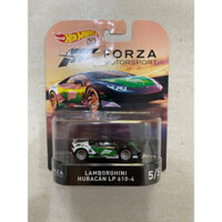 Xe mô hình đồ chơi bánh cao su Hotwheels 1:64 RETRO - FORZA MOTORSPORT - Lamborghini Huracan LP 610-4